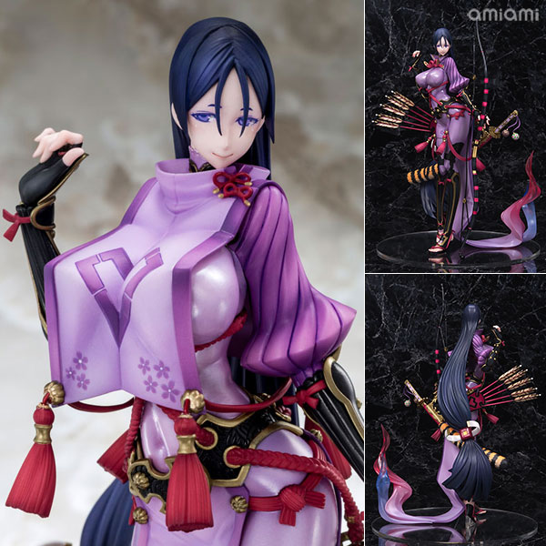 Fate/Grand Order バーサーカー/源頼光 1/7 完成品フィギュア[ベルファイン]作画のイメージを忠実に再現。胸部を差し替え、弓と矢籠を持たせることにより、第一再臨と第二再臨を再現できます！