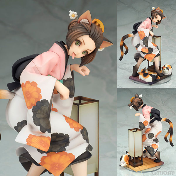 朧村正 猫又お恋 1/8 完成品フィギュア[アルター]和風剣劇アクションRPG『朧村正』ダウンロードコンテンツの短編シナリオ「津奈缶猫魔稿」より、主の無念を晴らすため化け猫となった“猫又お恋”が登場。
