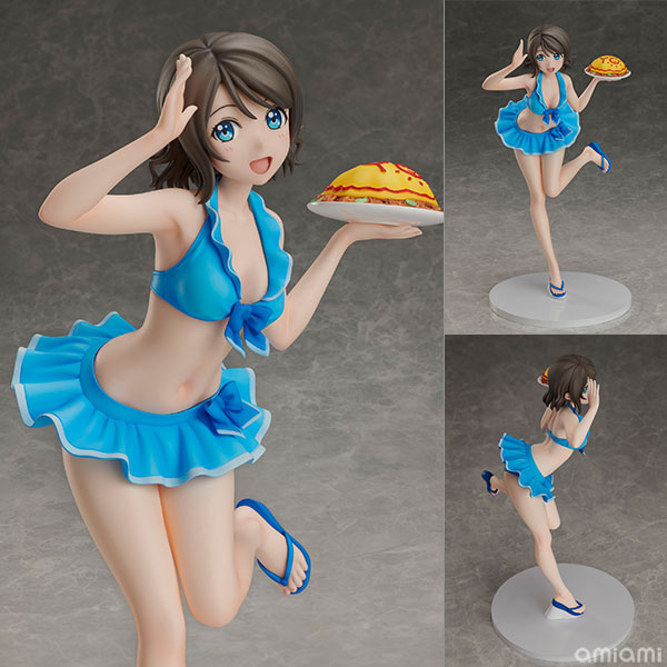アッセンブル・ヒロインズ 渡辺曜 [Summer Queens] 半完成品 組立フィギュアキット[アワートレジャー]頭部のみ塗装済完成品という新感覚の半完成品・組立フィギュアが登場！