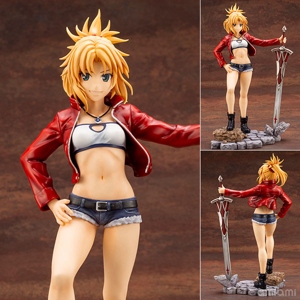 Fate/Apocrypha “赤”のセイバー 1/7 完成品フィギュア[コトブキヤ]健康的に引き締まった腹部、がっしりとした中にも女の子らしさを感じられる足のラインなど、拘りのボディラインをぜひお手元でご堪能ください。