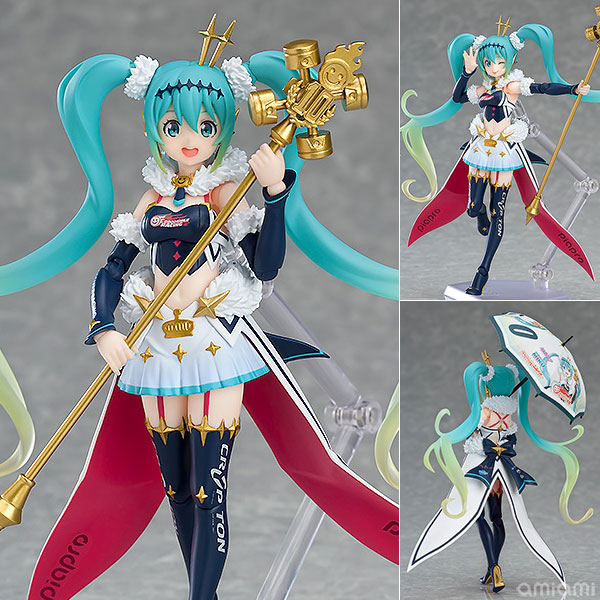 figma 初音ミク GTプロジェクト レーシングミク 2018ver.[グッドスマイルレーシング]初音ミクGTプロジェクト専用キャラクター「初音ミク レーシングVer.2018」をfigma化。