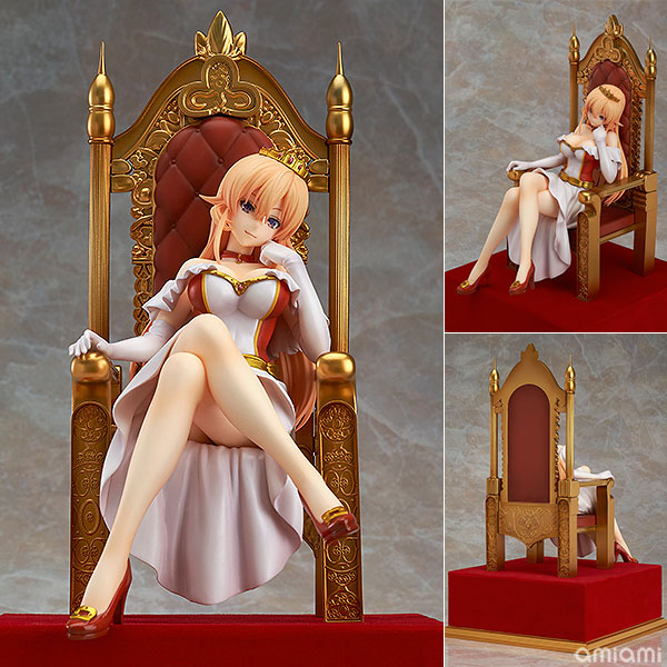 食戟のソーマ 薙切えりな 1/8 完成品フィギュア[グッドスマイルカンパニー]遠月茶寮料理學園高等部「地獄の合宿」の朝食課題で、えりなが披露した「エッグベネディクト」を食べた男のリアクションシーンを再現しました。