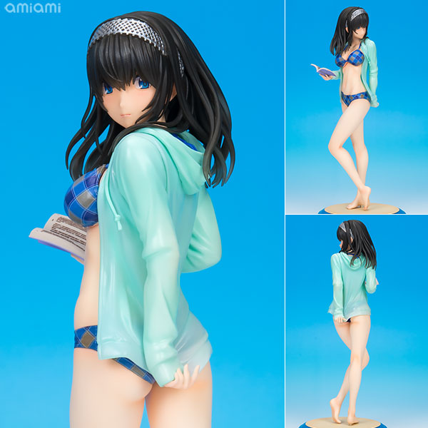 ドリームテック アイドルマスター シンデレラガールズ [紺碧の境界] 鷺沢文香 1/8 完成品フィギュア[WAVE]「アイドルマスター シンデレラガールズ」より、紺碧の境界、鷺沢文香が1/8スケール完成品フィギュアで登場！