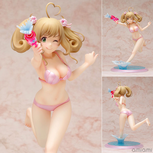 ドリームテック アイドルマスター シンデレラガールズ [常夏パラダイス] 佐藤心 1/8 完成品フィギュア[WAVE]ぼんっ・きゅっ・ぼんっ♪な悩殺ボディと、メガトン級にスウィーティーでセクスィーなおニューの水着！南の島でサマーはぁとを独り占め！