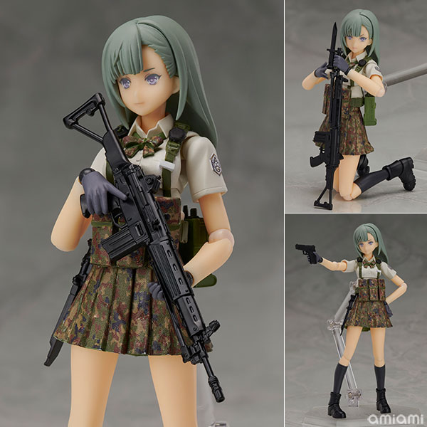 figma リトルアーモリー 豊崎恵那[トミーテック]トミーテックが展開する1/12スケール銃器模型「リトルアーモリー」より、朝霧高校普通科の生徒『豊崎恵那』がfigma化！