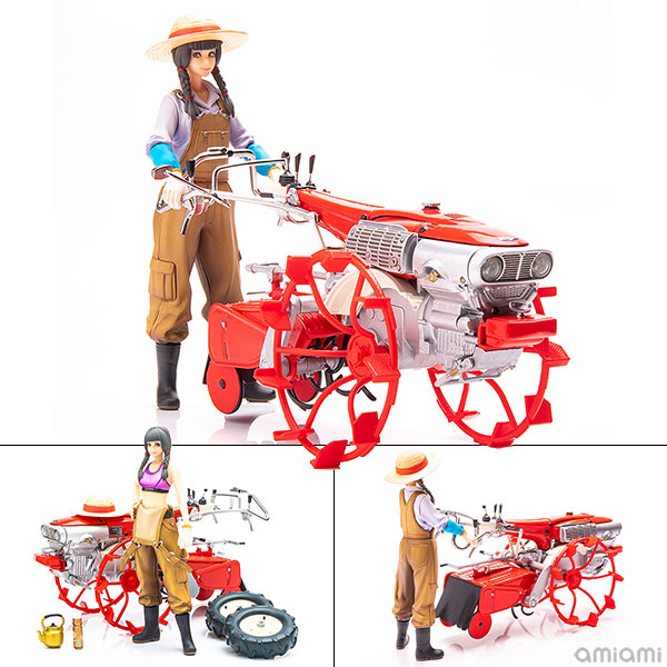PLAMAX MF-28 minimum factory いなほ with ホンダ耕耘機F90 1/20 プラモデル[マックスファクトリー]メカニクス+フィギュアの組み合わせで広がる新しい情景をぜひともお楽しみください。