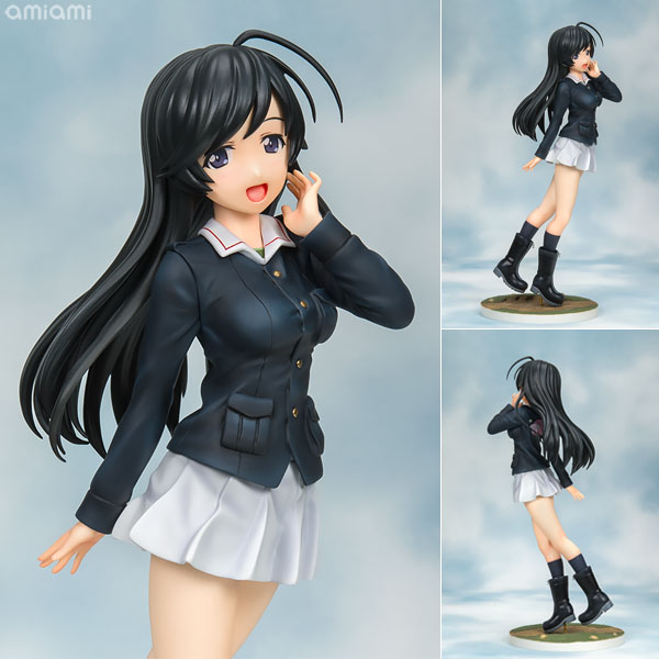 ドリームテック ガールズ＆パンツァー 五十鈴華 パンツァージャケットVer. 1/8 完成品フィギュア[WAVE×amiami]ハートフル・タンク・ストーリー「ガールズ＆パンツァー」より、大洗女子学園戦車道あんこうチーム砲手・五十鈴華が登場！