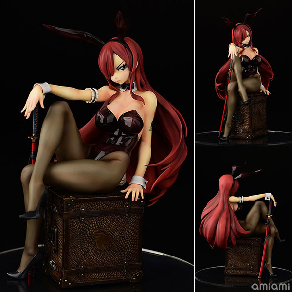 FAIRY TAIL エルザ・スカーレットBunny girl_Style 1/6 完成品フィギュア[オルカトイズ] 大人気TVアニメ「FAIRY TAIL」から『エルザ・スカーレットBunny girl_Style』が登場！甘辛なギャップが、より存在感を際立たせた極上の逸品です。