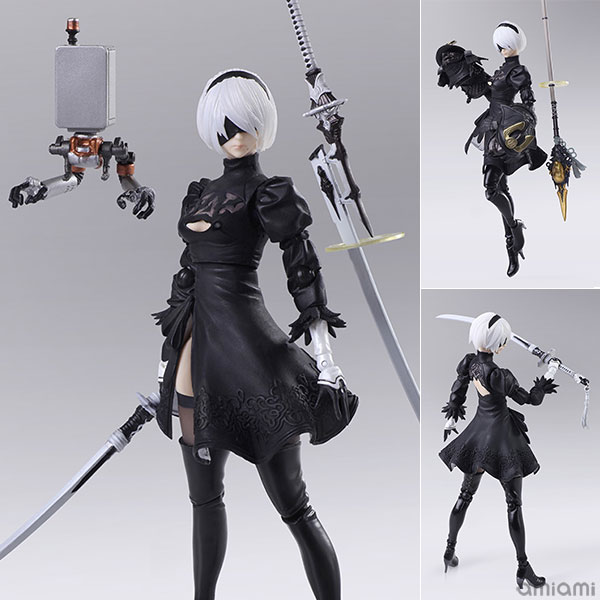 BRING ARTS NieR：Automata ヨルハ 二号 B型 Version 2.0 アクションフィギュア[スクウェア・エニックス]