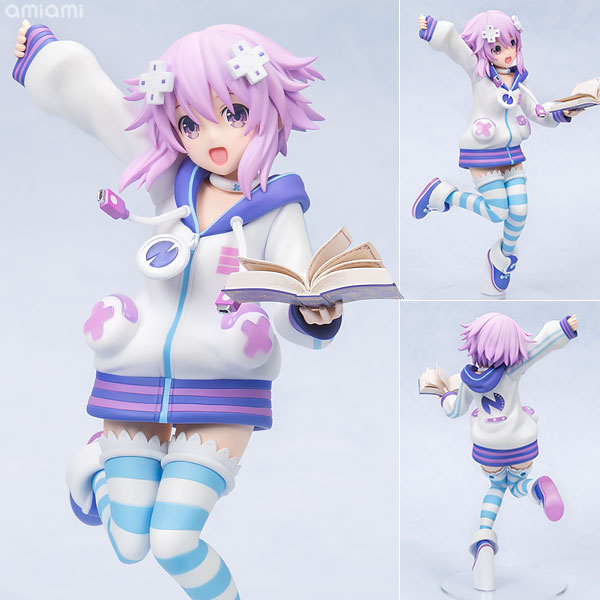 『勇者ネプテューヌ』 ネプテューヌ ぴょいーんVer. 1/6 完成品フィギュア[KADOKAWA]『勇者ネプテューヌ』フィギュア！ つなこさんによるイラストのぴょいーん感を再現！！