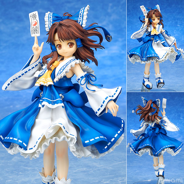東方Project 博麗霊夢 東方香霖堂版 イベント限定エクストラカラー 完成品フィギュア[キューズQ]東方香霖堂版 博麗霊夢が青の巫女服となって、イベント版登場です！