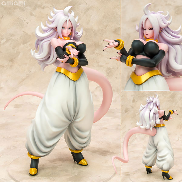 ドラゴンボールギャルズ ドラゴンボールファイターズ 人造人間21号 変身Ver. 完成品フィギュア[メガハウス]ドラゴンボールギャルズに「人造人間21号」が登場。ピンク色の肌とボリュームのある髪が特徴的な21号を緻密に造形！