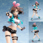 Kizuna AI A.I.Games 2019 1/7 完成品フィギュア[ストロンガー]元気いっぱいのショートヘアー、肌色がまぶしい脚、ふわっと広がるジャケット等、イラストレーター森倉円さんが描く爽やかな躍動感を忠実に再現！