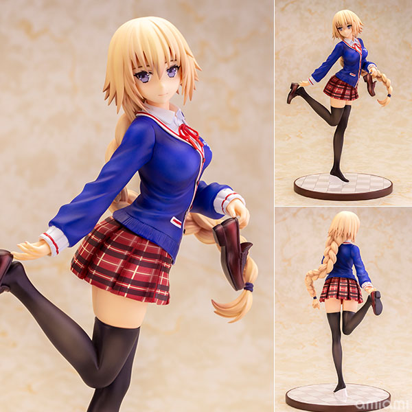 Fate/EXTELLA ジャンヌ・ダルク JKブレザーVer. 1/7 完成品フィギュア[アルファマックス]大人気アクションゲーム『Fate/EXTELLA』より、ゲーム内サブストーリークリア後に手に入るコスチューム「JKブレザー」を身に纏い軽やかに現界！