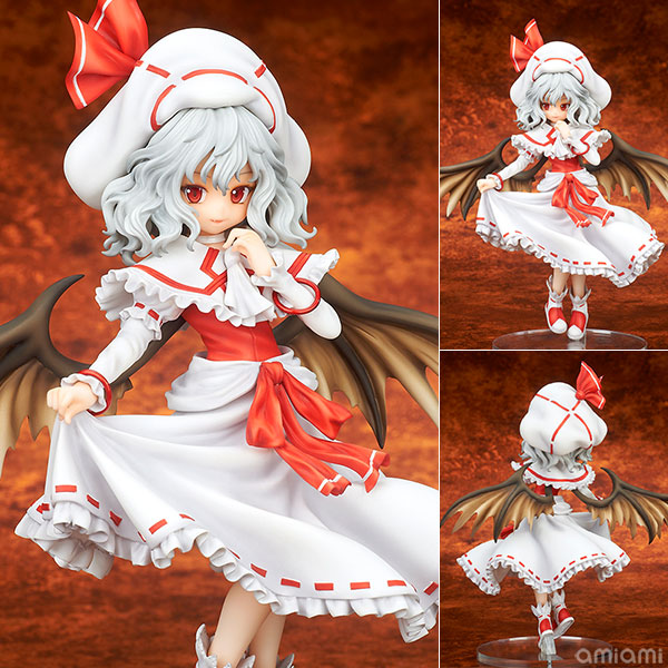 東方Project レミリア・スカーレット 東方香霖堂版 完成品フィギュア[キューズQ]弾幕系シューティングゲーム「東方Project」から、霖之助に“幼い意地悪お嬢様”と評される紅魔館の主、レミリア・スカーレットが登場。
