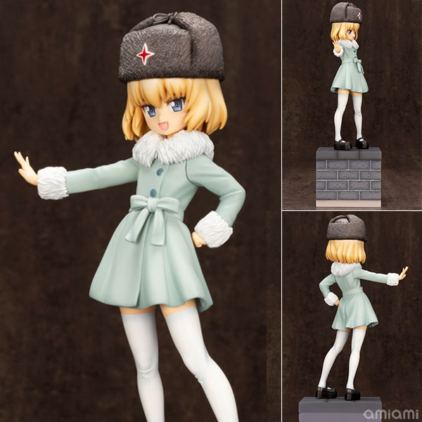 ガールズ＆パンツァー 最終章 カチューシャ 1/7 完成品フィギュア[コトブキヤ]第10弾は強豪・プラウダ高校の隊長、カチューシャが登場！プラウダを率いる小さな隊長の、いつもと違った特別な姿を是非お手元でお楽しみください。