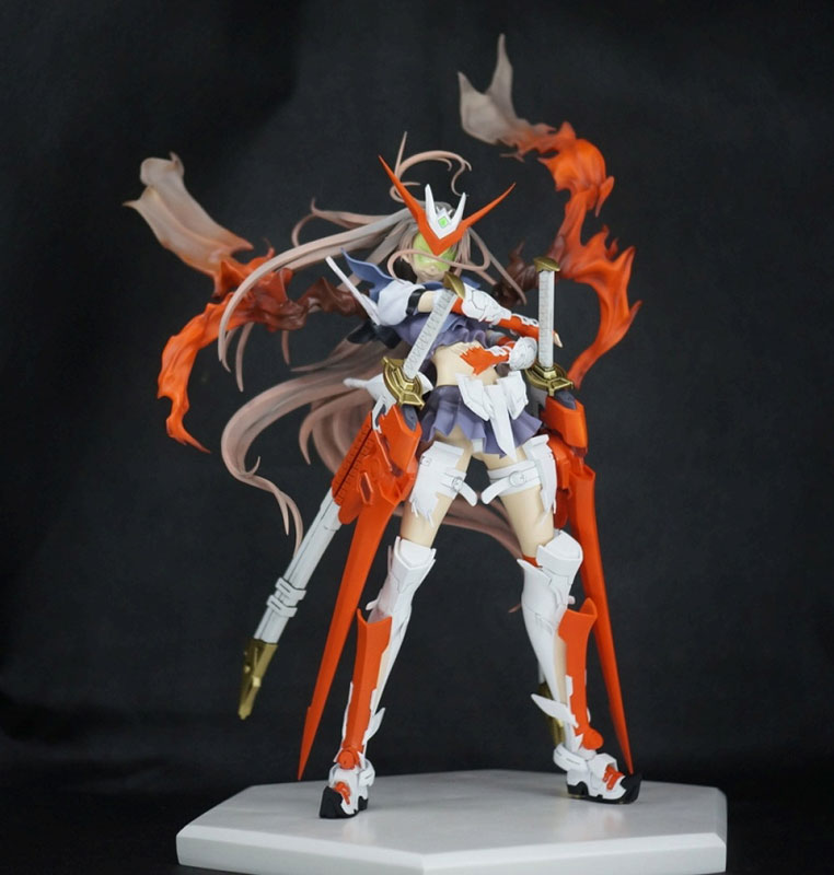 機械剣士 RED 赤 1/6 スタチュー[スペシャルカンパニー]電子科学技術がすでに高度に発展した21世紀末の世界をテーマにしたスペシャルカンパニーのオリジナルPVCシリーズです。