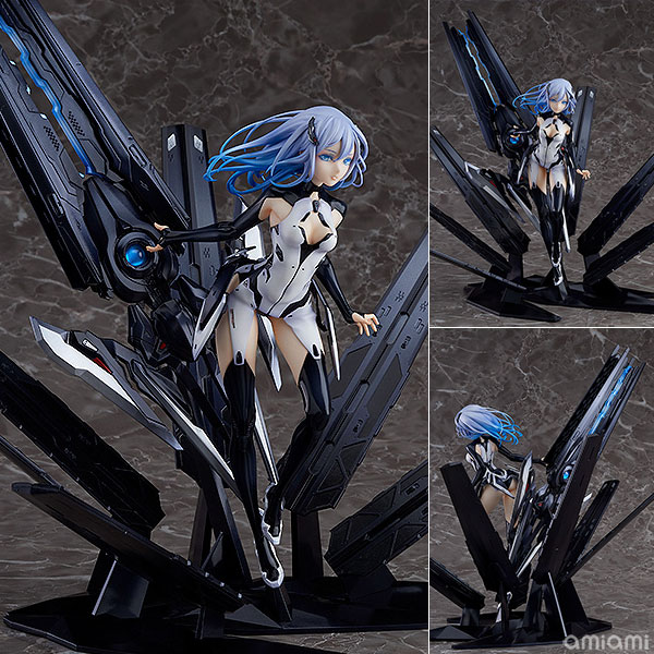 BEATLESS レイシア 2018 〈BLACK MONOLITH〉展開Ver. 1/8 完成品フィギュア[グッドスマイルカンパニー]透き通る美しさを持つ“人間に未だ明かされざる道具”たる「レイシア」の儚げな美貌を、繊細な造形と美麗な彩色で表現しました。