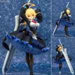 BLAZBLUE Es 1/7 完成品フィギュア[ベルファイン]フィギュア本体よりも巨大な武器「契晶封刀・ムラクモ」も付属した高級感溢れるこのEsを、ぜひお手元でご覧ください。