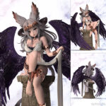 オリジナルイラスト シャルル・ノワ 完成品フィギュア[FOTS JAPAN]可愛さと妖艶さを兼ね備えた魅力的なイラストをそのままの雰囲気で忠実に再現された羽や、動きのある髪の毛の細部まで拘り抜いています。