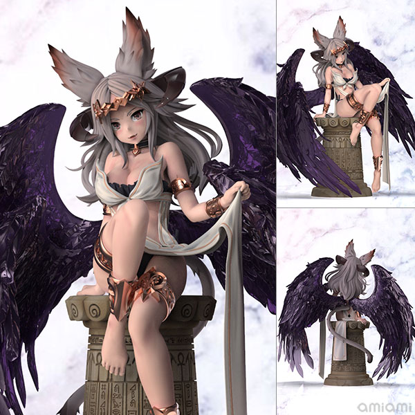 オリジナルイラスト シャルル・ノワ 完成品フィギュア[FOTS JAPAN]可愛さと妖艶さを兼ね備えた魅力的なイラストをそのままの雰囲気で忠実に再現された羽や、動きのある髪の毛の細部まで拘り抜いています。