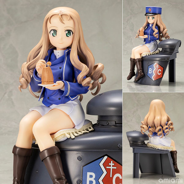 ガールズ＆パンツァー 最終章 マリー 1/7 完成品フィギュア[コトブキヤ]「フィギュア道」シリーズ第12弾！BC自由学園戦車道チーム隊長のマリーが、劇中でも印象的なパンツァージャケット姿で登場です！