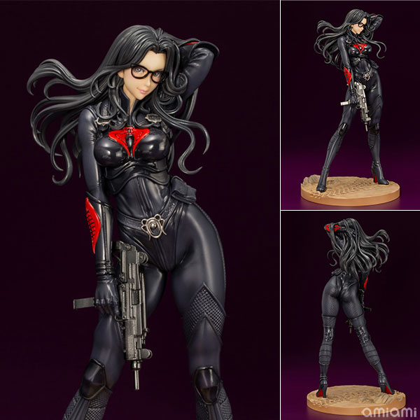 G.I. JOE美少女 バロネス 1/7 完成品フィギュア[コトブキヤ]過激なインテリジェンスを得意とし、多数の武器を使いこなし様々なビークルを自在に駆るバロネスを、その特徴的なロングヘアーをかき上げ幻惑するようなポージングで立体化。