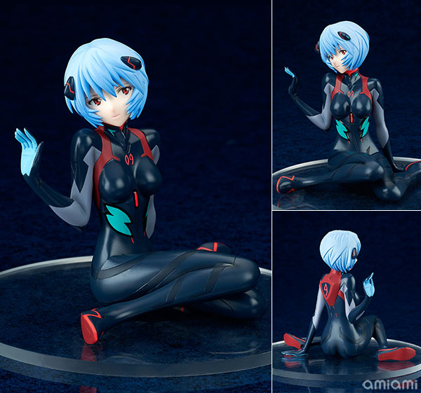 ヱヴァンゲリヲン新劇場版：Q アヤナミレイ(仮称) プラグスーツVer. 1/7 完成品フィギュア[ベルファイン]『ヱヴァンゲリヲン新劇場版：Q』より、黒いプラグスーツを着た「アヤナミレイ(仮称)」が1/7スケールフィギュアとなって登場。