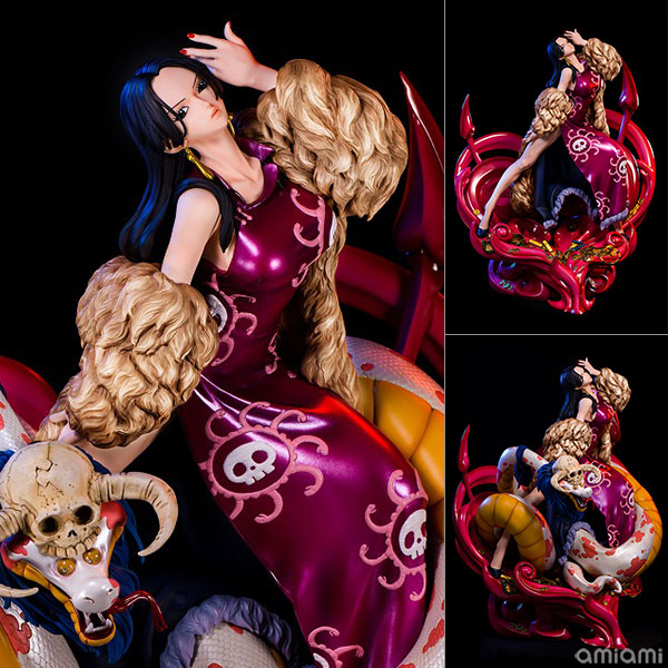 ワンピース ログコレクション 大型スタチューシリーズ ボア・ハンコック[プレックス]アニメ「ONE PIECE」よりワンピース ログコレクションDVDのジャケットイラストよりシリーズ第二弾の「ボア・ハンコック」が登場！