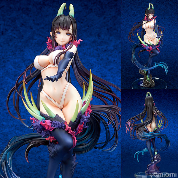 姉なるもの 千夜 1/7 完成品フィギュア[キューズQ]コミック「姉なるもの」から、主人公 夕の前に現れた異形の者「千夜」を立体化！思わず見とれる妖艶な玉体と、幾重にも重なる髪のうねりのコントラストは圧巻です。