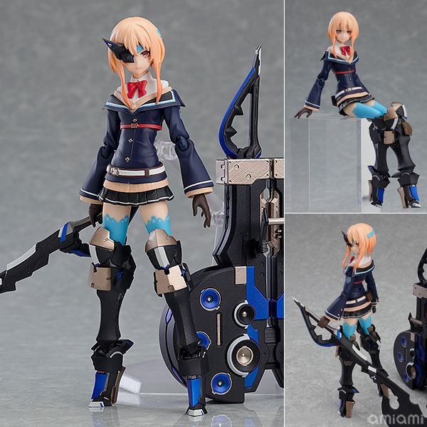 figma 重兵装型女子高生 参[マックスファクトリー]イラストレーターnecoによるオリジナル作品『重兵装型女子高生』より斧を操る「参」を商品化。