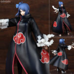 NARUTOギャルズ NARUTO‐ナルト‐ 疾風伝 小南 完成品フィギュア[メガハウス]“暁”の特徴である黒字に赤雲が描かれた外套を緻密に再現し、コサージュや口元のピアスなども細部に至るまで造形しました。