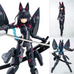 メガミデバイス × アリス・ギア・アイギス 吾妻楓[皆伝] プラモデル[コトブキヤ]吾妻楓【皆伝】では素体をリニューアル。既にゲーム実装済みの“エーススーツ”での初立体化です。加えて新SP“千本桜【四の切】”が付属！