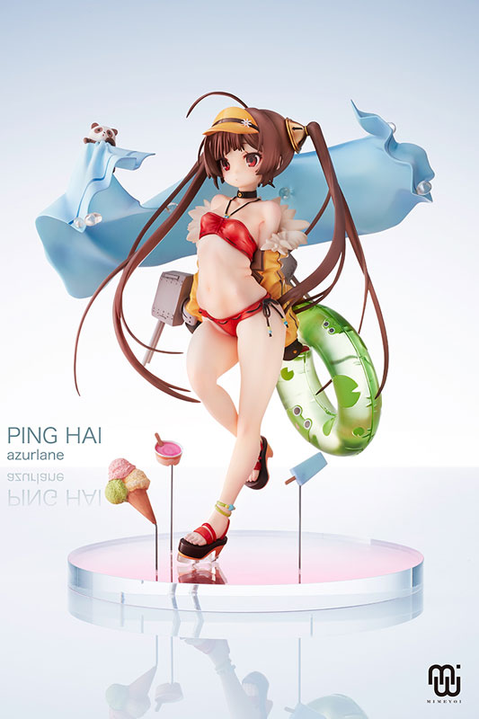 アズールレーン 平海 遊興の夏？ (Ping Hai -Merry Summer-) 完成品フィギュア[ミメヨイ]付属のバスタオルは取り外しが可能。台座にはアクリルプレートを使用し一味違った高級感を演出。いつもはゲーム画面の中から戯れる平海を貴方のお手元でご堪能ください。