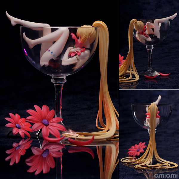 グラスの少女-Lily Wine 1/8 完成品フィギュア[RIBOSE]大胆なポーズでグラスの縁に片足を掛けた彼女は一体甘口なのか、辛口なのか。ぜひあなたの目で彼女の真意をお確かめください。