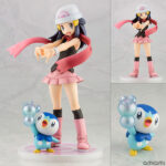ARTFX J 『ポケットモンスター』シリーズ ヒカリ with ポッチャマ 1/8 完成品フィギュア[コトブキヤ]パートナーのポッチャマも可愛らしいフォルムにこだわって制作！キラキラとかがやく瞳やあわの表現にも注目です。
