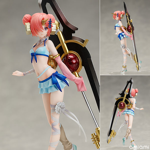 S-style Fate/Grand Order セイバー/フランケンシュタイン 1/12 塗装済み組み立てフィギュア[フリーイング]巨大な宝具を持ったキュートな水着姿を、手のひらサイズで立体化。マスターのデスクトップに水着フランを召喚してくださいませ。