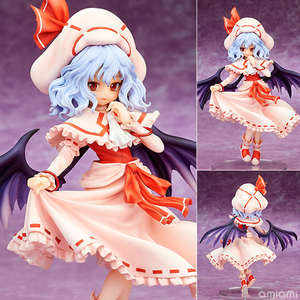 東方Project レミリア・スカーレット 東方香霖堂版 イベント限定エクストラカラー 完成品フィギュア[キューズQ]弾幕系STG「東方Project」から、書籍「東方香霖堂」版デザインのレミリアお嬢様、イベント限定カラーでお出ましです！