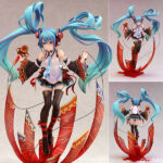 キャラクター・ボーカル・シリーズ01 初音ミク MIKU EXPO 2019 Taiwan ＆ Hong Kong Ver. 1/8 完成品フィギュア[アルファマックス]柔らかな笑みを浮かべた「初音ミク」を、イラストレーターおるだん氏が描いた美麗な原画のままに立体化！