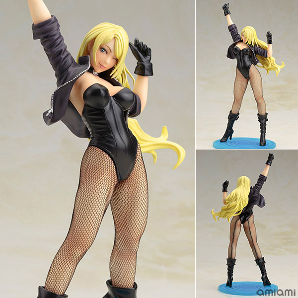DC COMICS美少女 DC UNIVERSE ブラックキャナリー 2nd Edition 1/7 完成品フィギュア[コトブキヤ]母娘二代に渡ってビジランテ活動を続けるという特異なオリジンを持つブラックキャナリーを、ワイルド＆セクシーにフィギュア化しました！