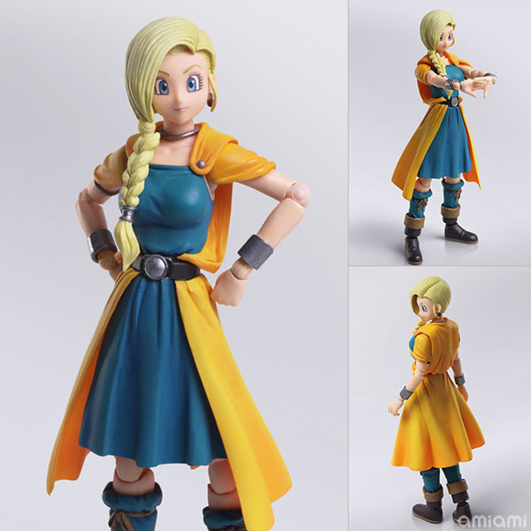 ドラゴンクエストV 天空の花嫁 ブリングアーツ ビアンカ アクションフィギュア[スクウェア・エニックス]「ドラゴンクエストV 天空の花嫁」より、主人公の幼なじみ ビアンカがブリングアーツに登場！