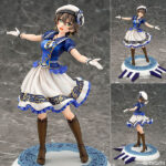 アイドルマスター ミリオンライブ！ 桜守歌織 音楽で紡ぎ出す世界Ver. 1/7 完成品フィギュア[ファット・カンパニー]「エスペランスノーツ」の衣装でステージに立ち、鳥が羽ばたくように伸び伸びと歌い上げる姿を立体化しました。