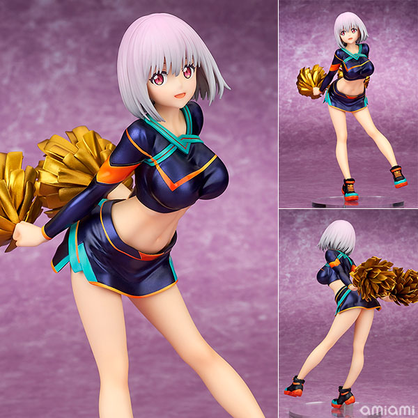 SSSS.GRIDMAN 新条アカネ チアガールstyle 1/7 完成品フィギュア[キューズQ]TVアニメ「SSSS.GRIDMAN」から、新条アカネがチアガールスタイルで登場。両手のポンポンやスニーカーなど、細部のディテールもしっかり造り込まれています。