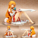 ソードアート・オンライン アスナ 1/7 完成品フィギュア[キューズQ]アニメ「ソードアート・オンライン」から、ヒロインのアスナが血盟騎士団、団服で登場。戦闘中とはまた違った魅力の、リラックスムードのアスナをぜひお招きください。