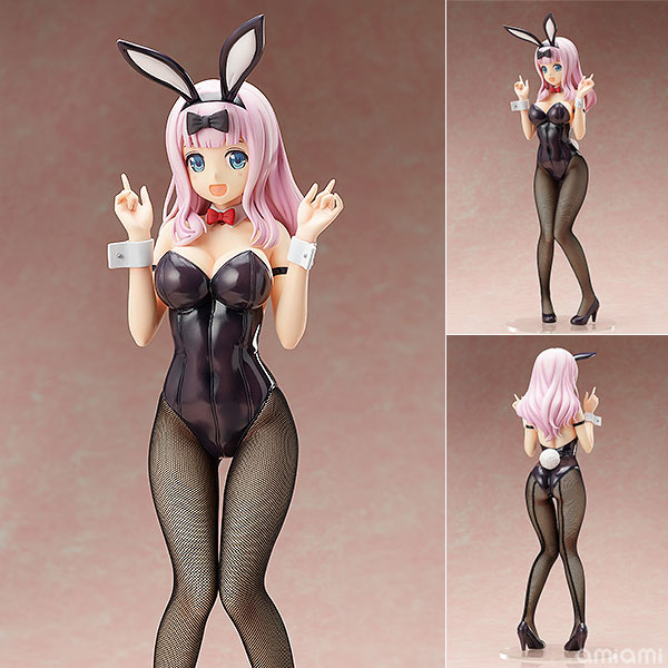 B-STYLE かぐや様は告らせたい～天才たちの恋愛頭脳戦～ 藤原千花 バニーVer. 1/4 完成品フィギュア[フリーイング]天真爛漫な天然ヒロインの千花を見どころ満載の1/7スケールで立体化。網タイツは実際の布製でリアルな質感を楽しむことも可能です。
