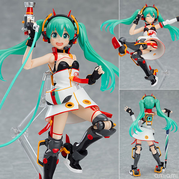 figma 初音ミク GTプロジェクト レーシングミク 2020ver.[グッドスマイルレーシング]『初音ミク GTプロジェクト』専用キャラクター「初音ミク レーシングVer.2020」をfigma化。公式イラストのポーズだけでなく、お好みのポージングを楽しむことができます。