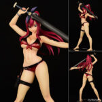 FAIRY TAIL エルザ・スカーレット・水着Gravure_Style/ver.炎 1/6 完成品フィギュア[オルカトイズ]大人気TVアニメ「FAIRY TAIL」から、黒く光る大剣を掲げる姿が美しい『エルザ・スカーレット・水着Gravure_Style/ver.炎』が登場！