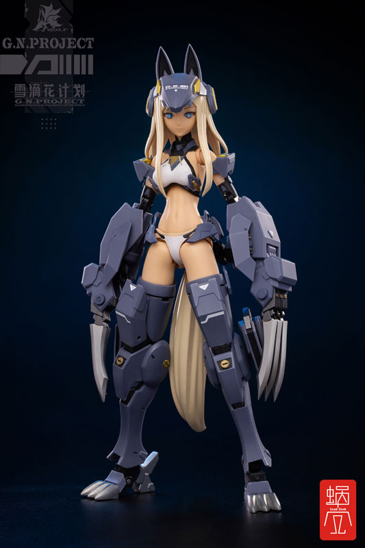 『G.N.PROJECT』第1弾 WOLF-001 ウルフアーマーセット 1/12 完成品アクションフィギュア[蝸之殼スタジオ]多様な武装で構成された「ウルフアーマー」を身に纏うことで「WOLF-001」が真の姿で降臨します！