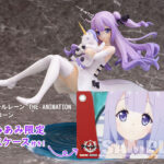 アズールレーン THE ANIMATION ユニコーン 【あみあみ限定特典：パスケース付き】1/7 完成品フィギュア[プラム]水面にふわりと浮き、スカートや髪の毛が柔らかに広がる様子を造形。親友のゆーちゃんを胸元にギュッと抱きしめる姿がキュートです♪