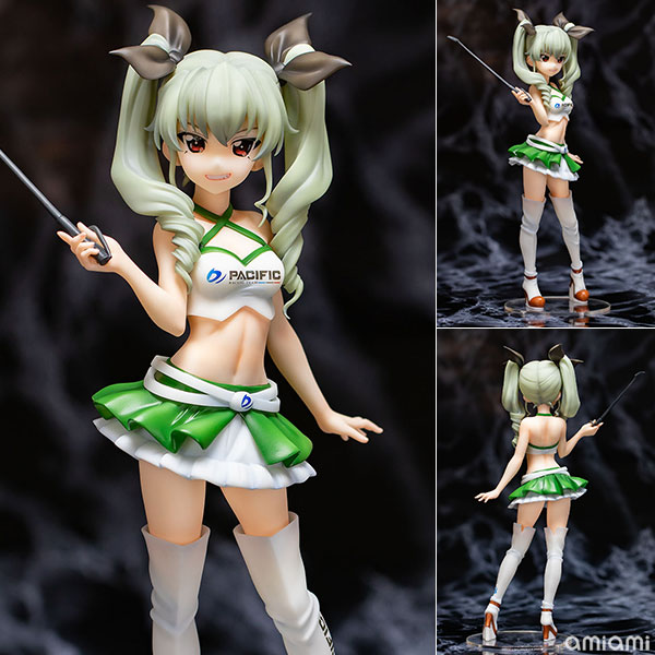 ガールズ＆パンツァー×PACIFIC「アンチョビ」レースクイーンver. リサイズ版 1/5 完成品フィギュア[B´full FOTS JAPAN]プルクラより発売したガールズ＆パンツァー×PACIFIC「アンチョビ」レースクイーンver. が1/5スケールとなって再登場！